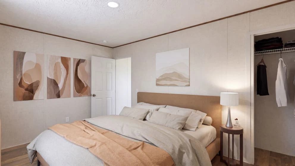 Magnolia bedroom home features
