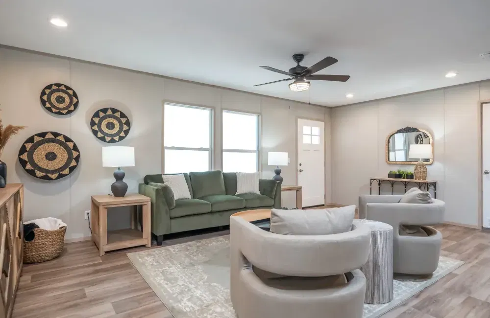 The crockett  interior home features