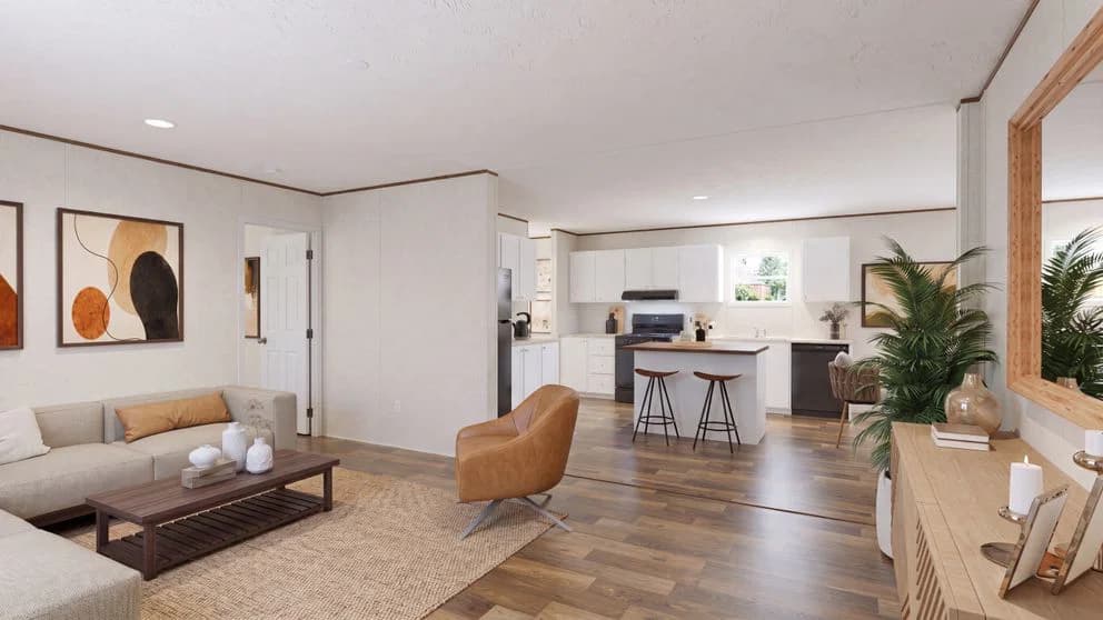 Tejas oak interior home features