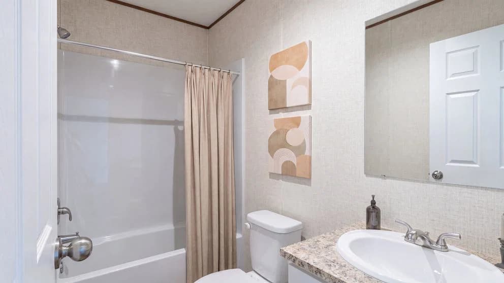 Tejas oak bathroom home features