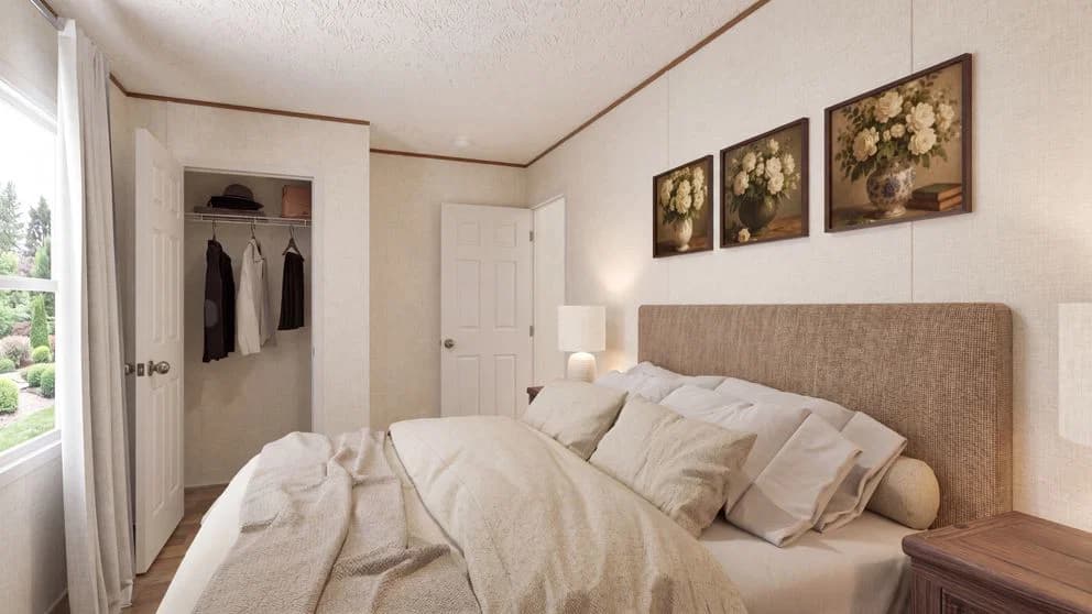 Birch bedroom home features