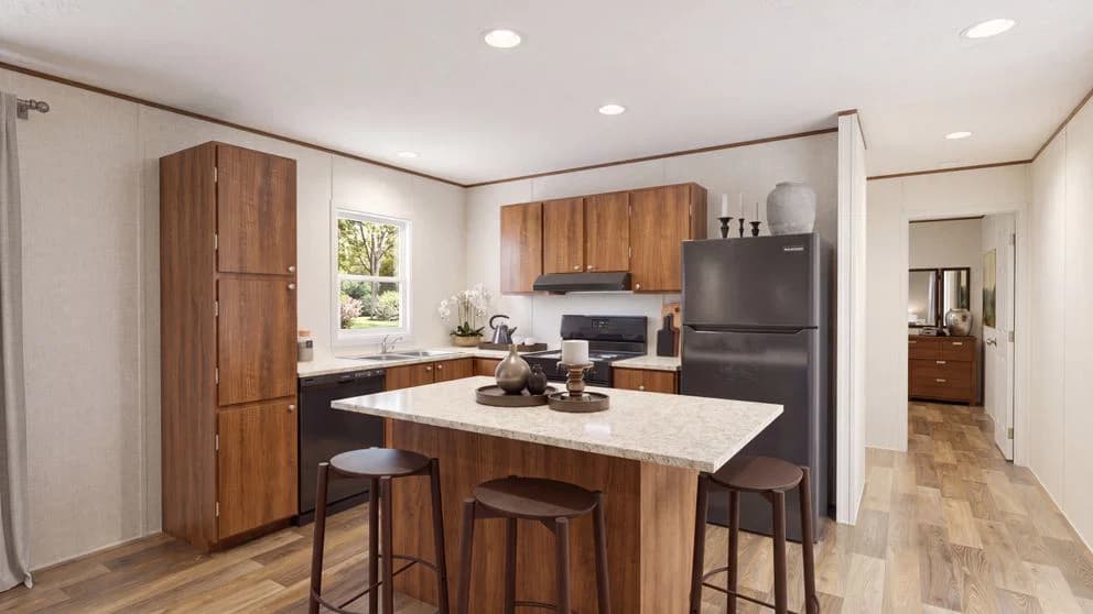 Birch kitchen home features