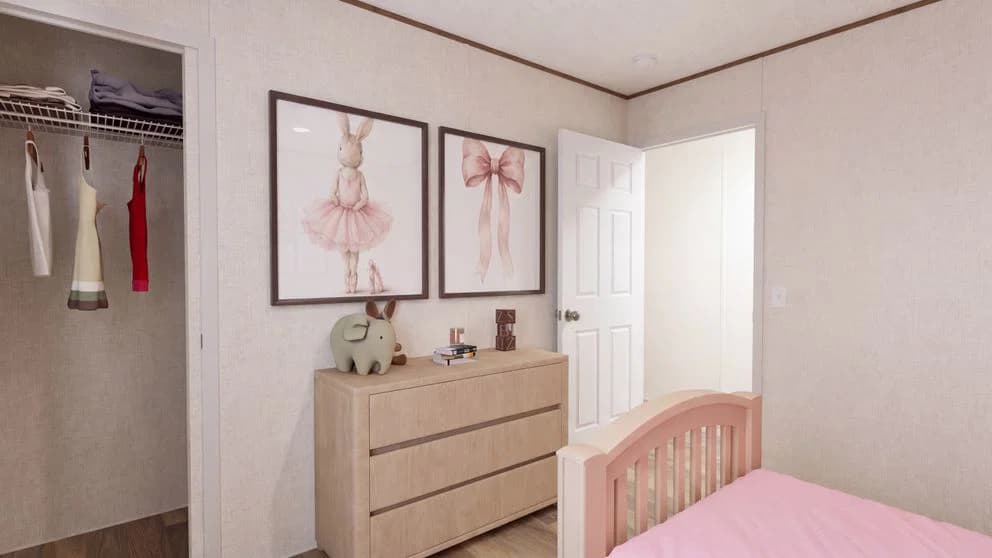 Magnolia bedroom home features