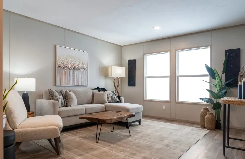 The crockett  interior home features