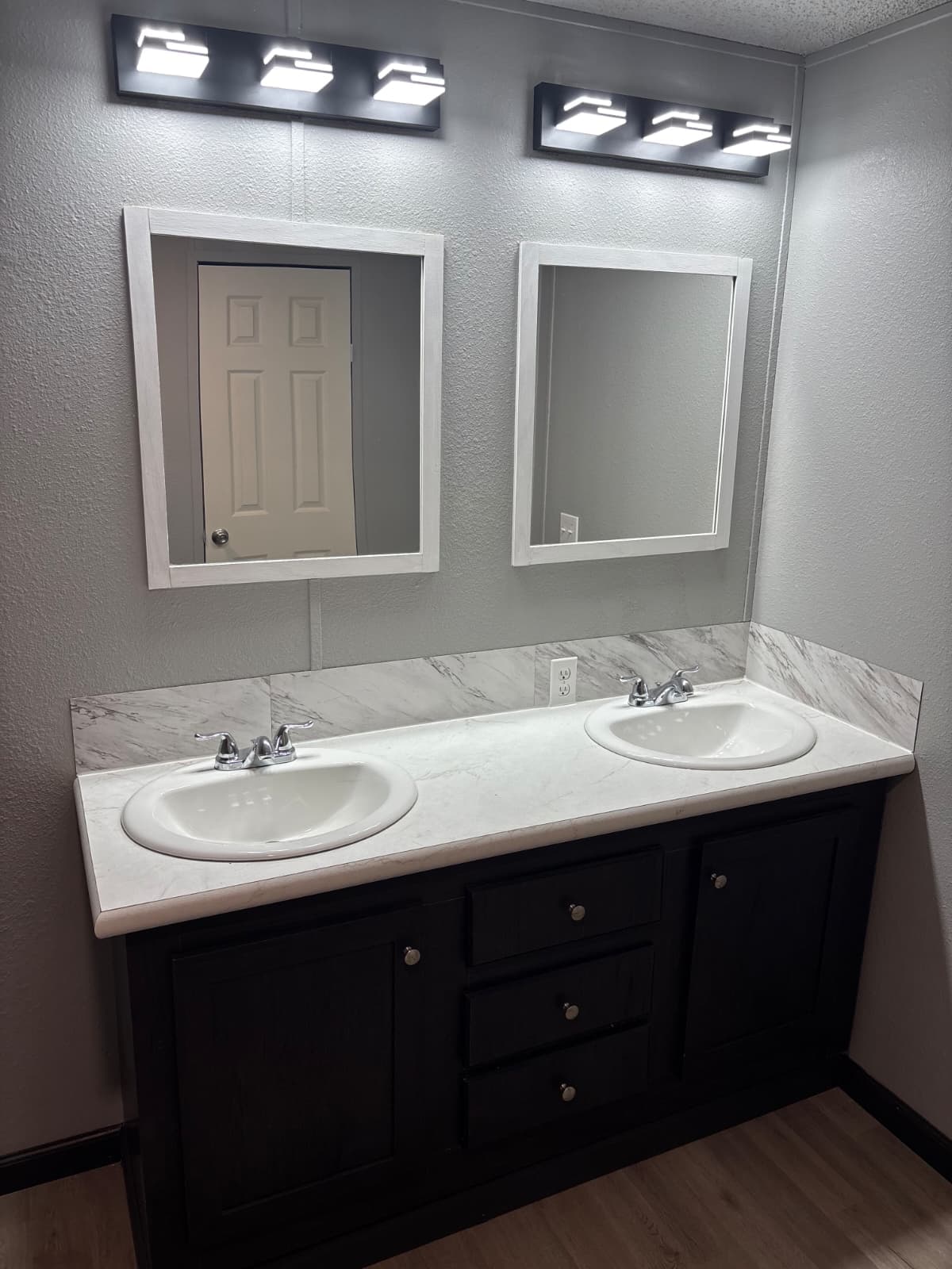 1997 completely re-done 28x64,  doublewide in rented private land  (pre-owned)  home features