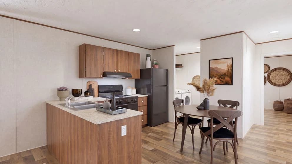 Hickory kitchen home features