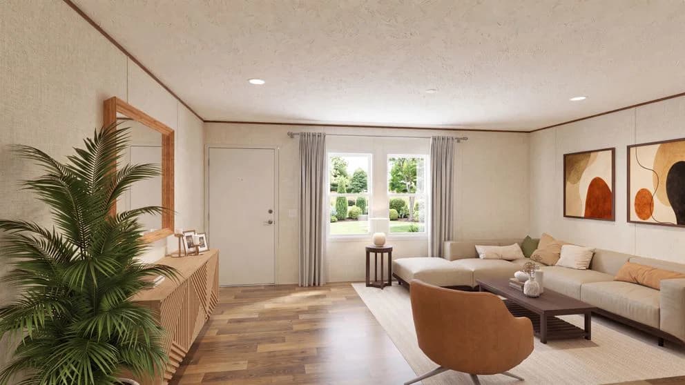 Tejas oak interior home features