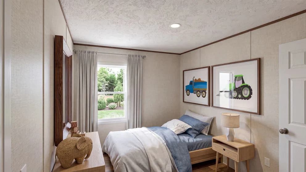 Tejas oak bedroom home features