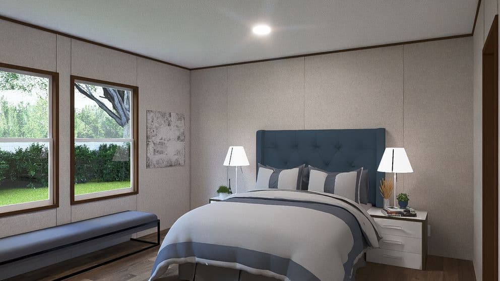 Tejas oak bedroom home features