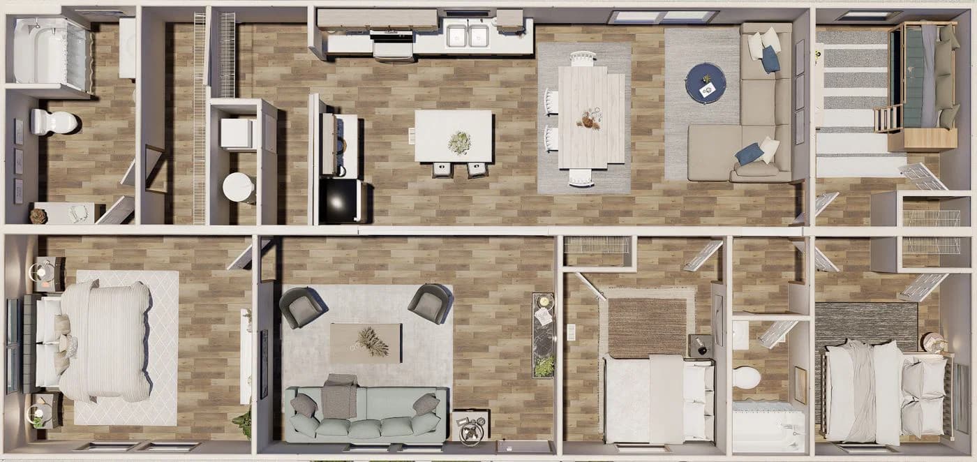 Tejas oak  home features