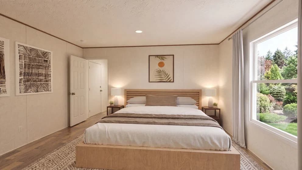 Magnolia bedroom home features