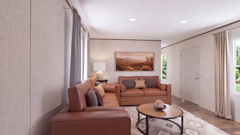 Hickory interior home features