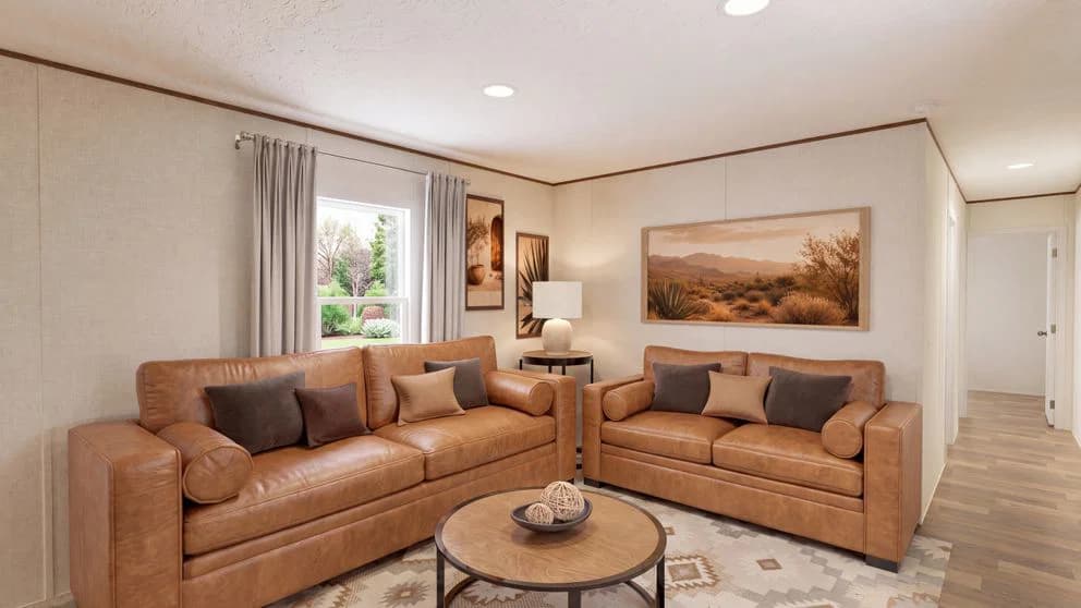 Hickory interior home features