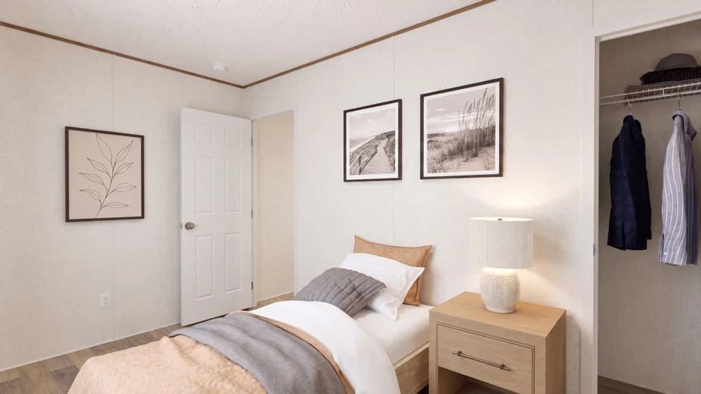 Hickory bedroom home features