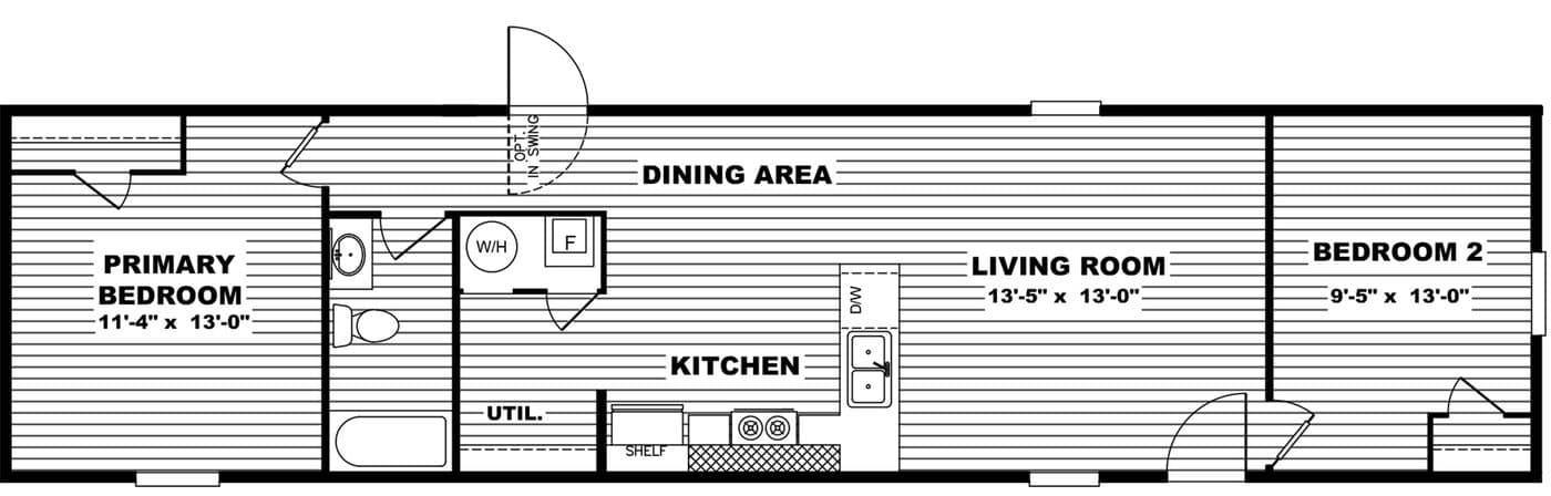 Bliss floor plan home features