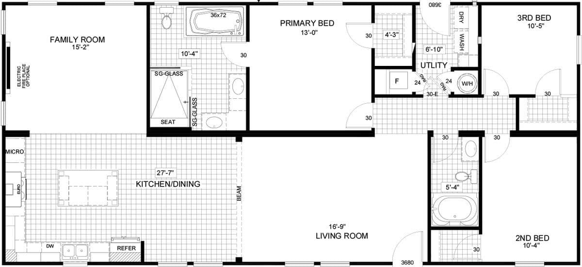 The southern charm floor plan home features