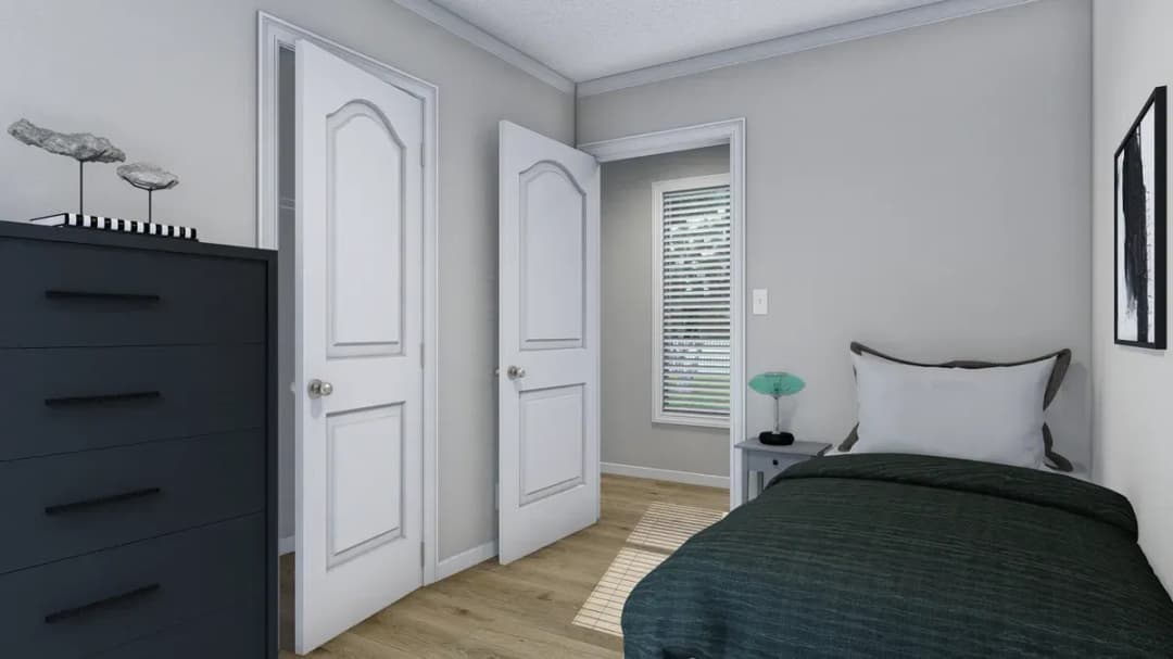 The waverly bedroom home features