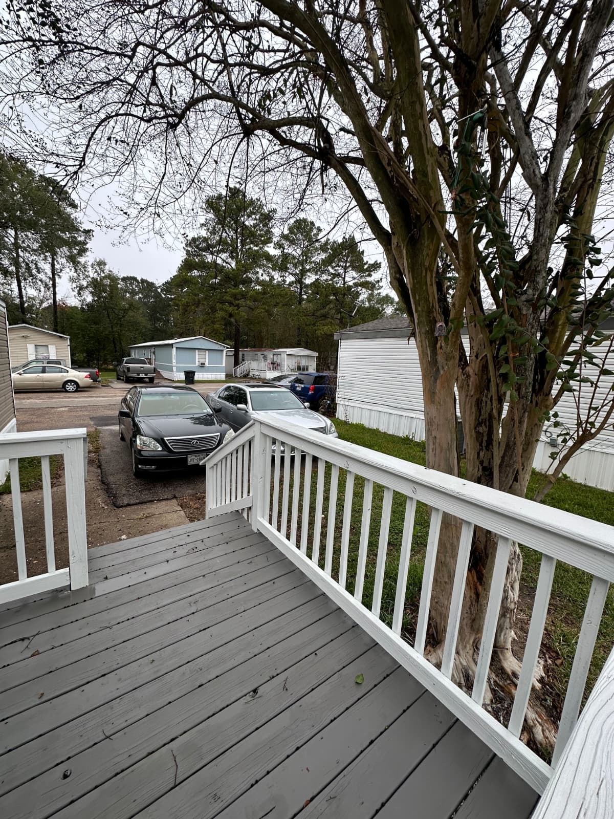 2014, 16x76, set in park, new caney, $6,000 down (pre-owned)  home features