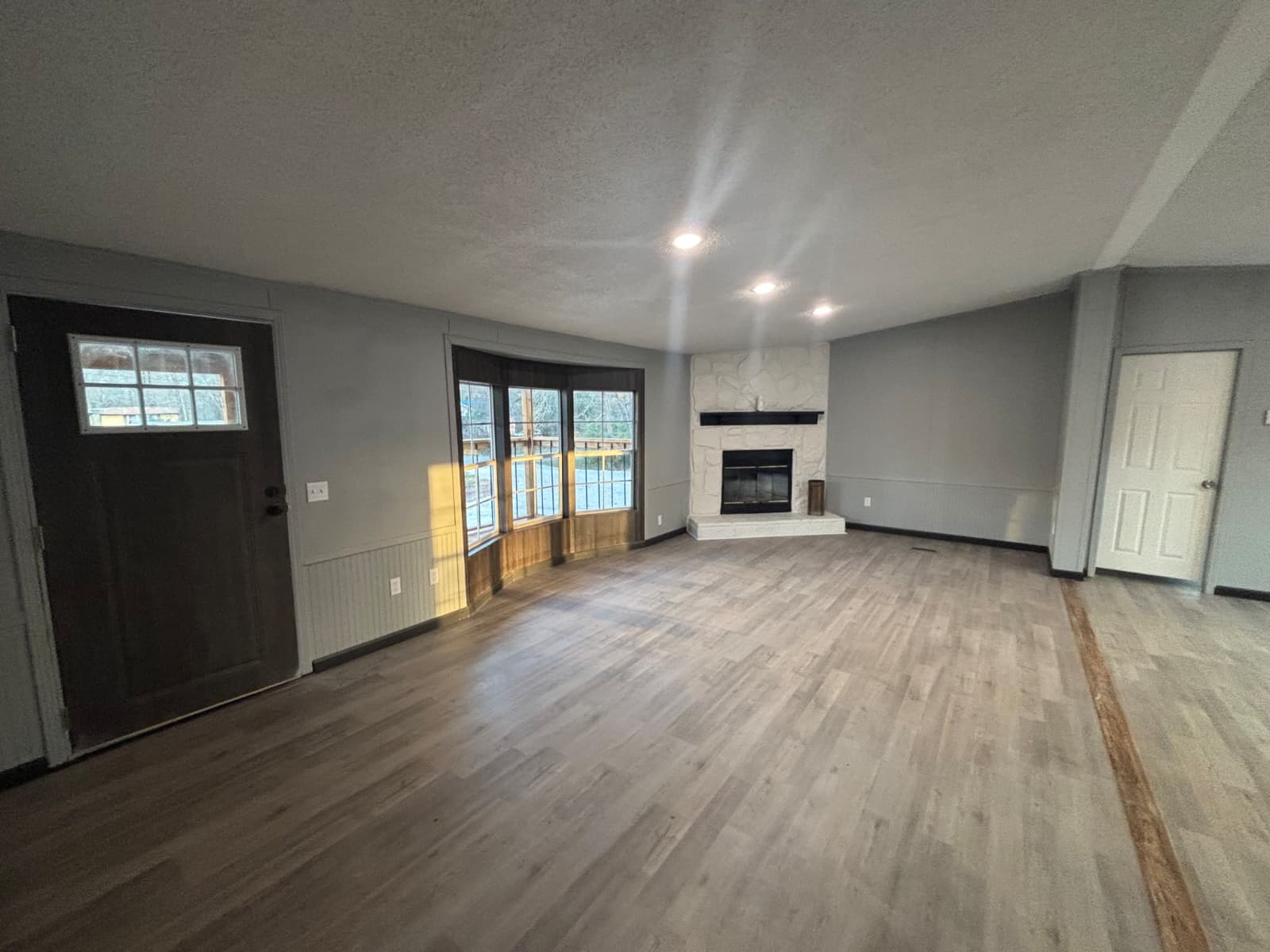 1997 completely re-done 28x64,  doublewide in rented private land  (pre-owned)  home features