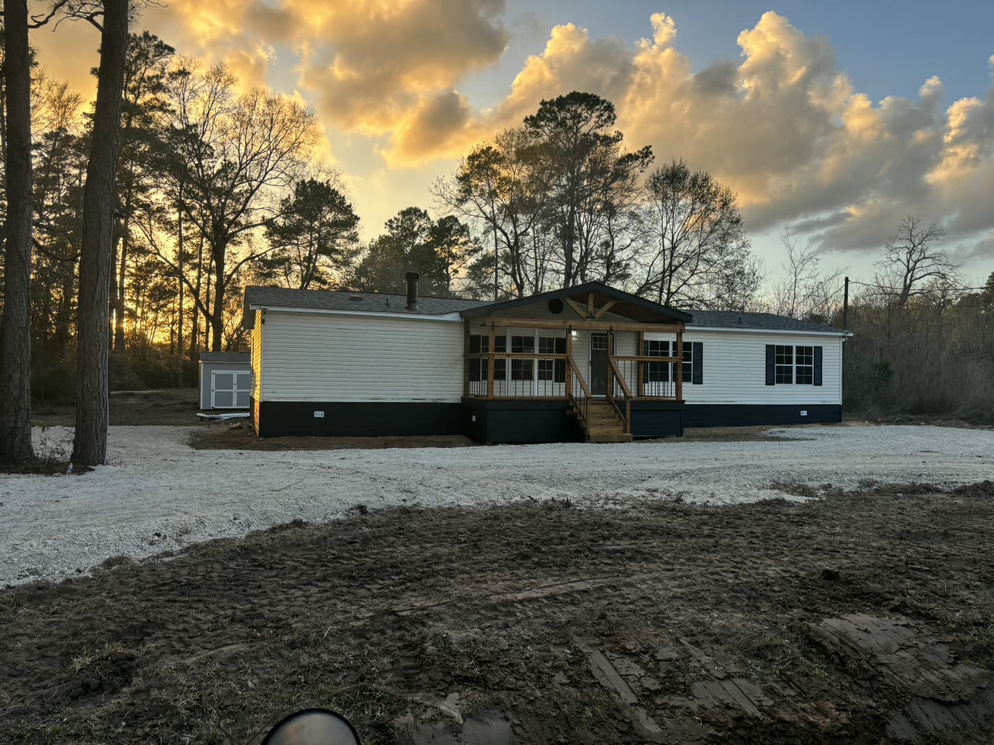 1997 completely re-done 28x64,  doublewide in rented private land  (pre-owned)  home features