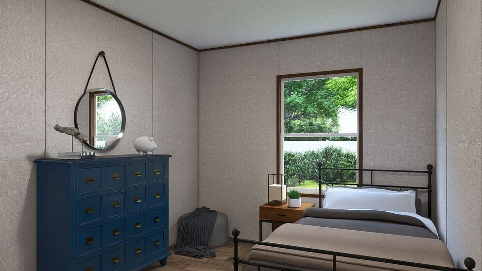 Tejas oak bedroom home features
