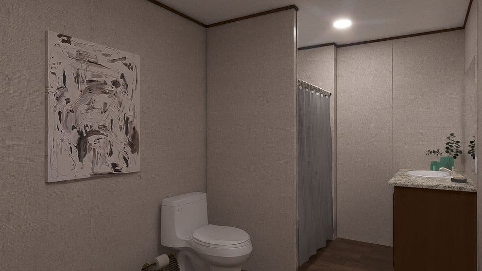 Tejas oak bathroom home features