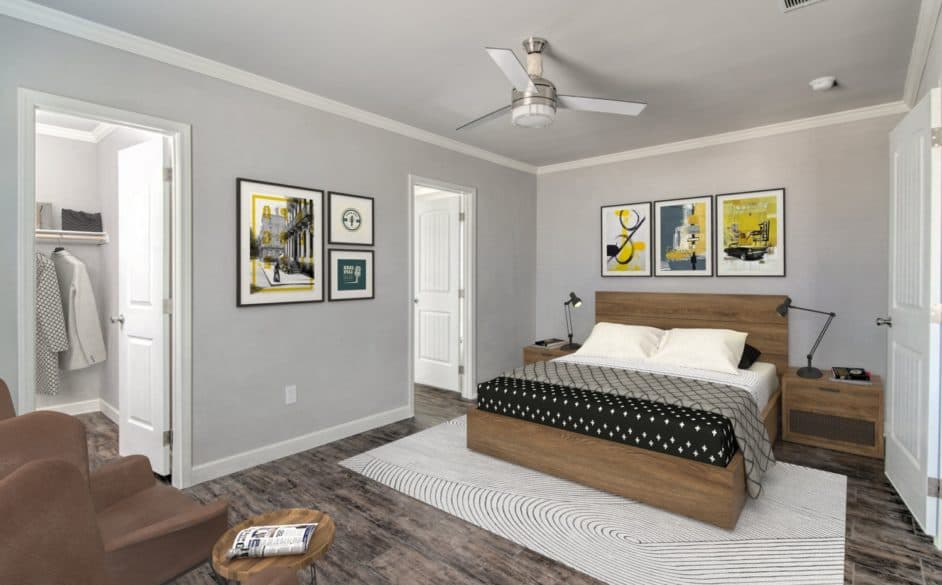 Javelin j78l bedroom home features