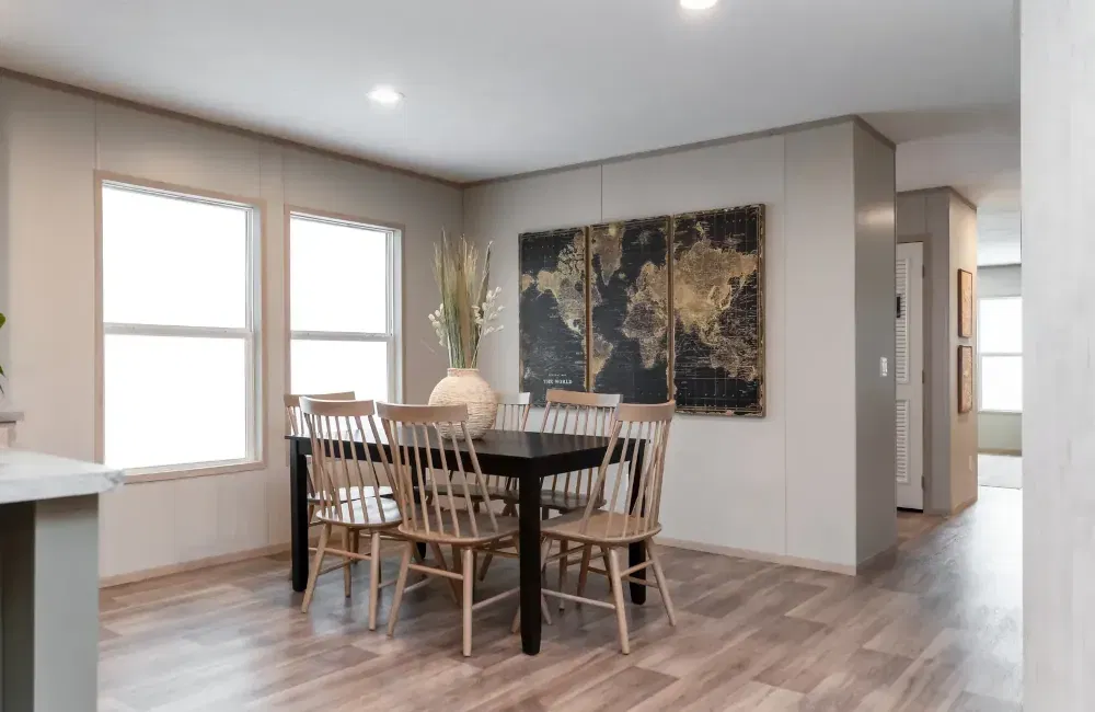 The crockett  interior home features